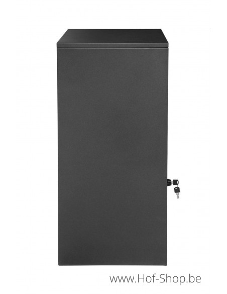 Frontbox Deluxe Stardust Graphitgrey Front Door - pakketbus grijs LogixBox