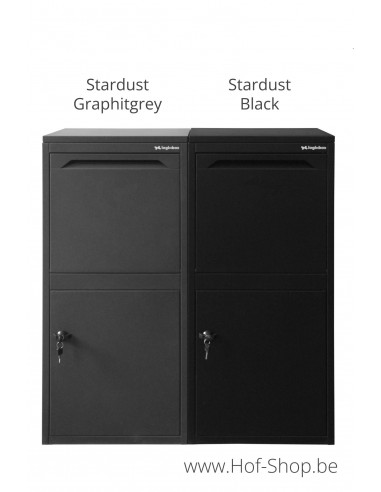 Frontbox Deluxe Uni Stardust Graphitgrey Front Door - Boîte à colis LogixBox
