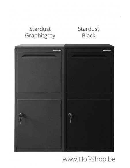 Frontbox Deluxe Uni Stardust Graphitgrey Front Door - Boîte à colis LogixBox