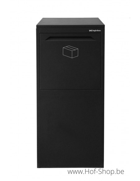 Frontbox Deluxe Stardust Graphitgrey Back Door - pakketbus grijs LogixBox