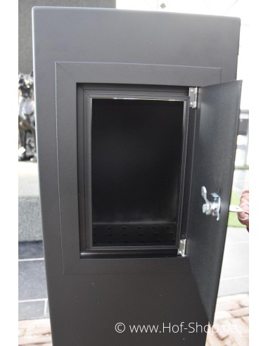Archi Mini (zwart) - brievenbus aluminium