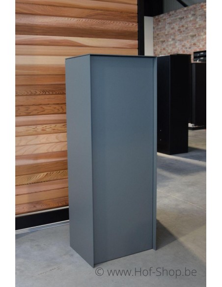 Dropbox Small RAL 7012 Back Door - ONZO boîte à colis aluminium