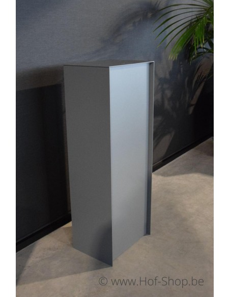 Dropbox Small RAL 7012 Back Door - ONZO boîte à colis aluminium