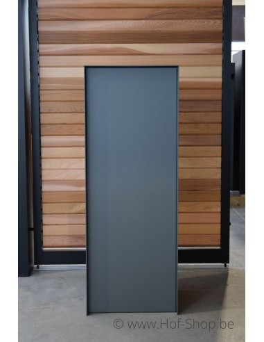 Dropbox Small RAL 7012 Back Door - ONZO boîte à colis aluminium
