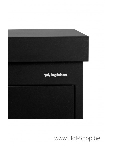 Multibox-S Stardust Black - pakketbus zwart LogixBox