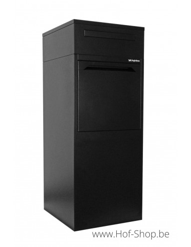 Frontbox Deluxe Uni avec boîte aux lettres séparée Stardust Graphitgrey Back Door - Boîte à colis LogixBox