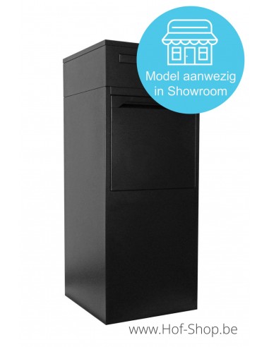 Frontbox Deluxe Uni avec boîte aux lettres séparée Stardust Graphitgrey Back Door - Boîte à colis LogixBox