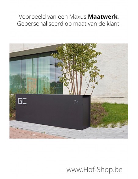 Maxus Maatwerk - eSafe pakketmuur - brievenbus aluminium