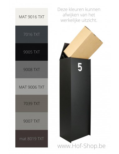 eSafe-Dropbox-Small-RAL-kleuren