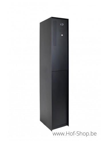 Fenix Connect RAL 9005 - boîte à colis eSafe aluminium