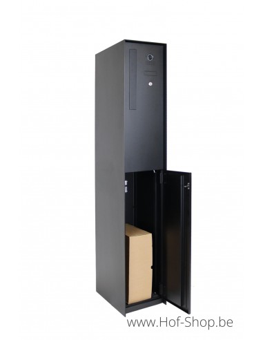 Fenix Connect RAL 9005 - eSafe pakketbus aluminium
