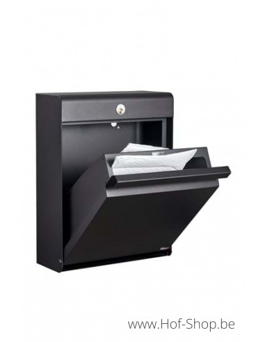 Allux Holscher Box zwart - brievenbus