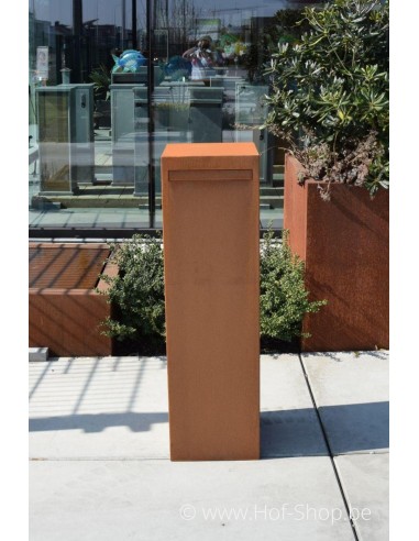 Nox - boîte aux lettres en acier corten Adezz