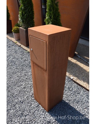 Nox - boîte aux lettres en acier corten Adezz