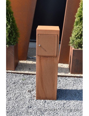 Nox - boîte aux lettres en acier corten Adezz