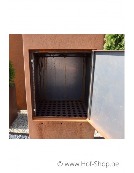 Nox - brievenbus Adezz cortenstaal