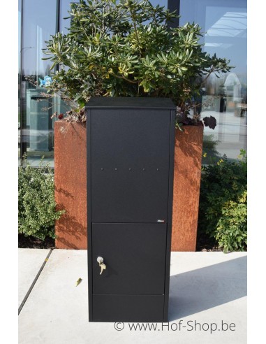 Allux 600 noir Back Door rukolock - boîte à colis