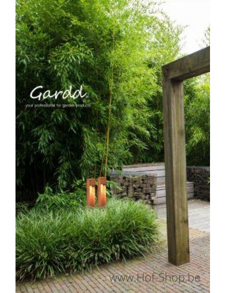 C1S - 800 Éclairage au sol en acier Corten - Éclairage de jardin GARDD