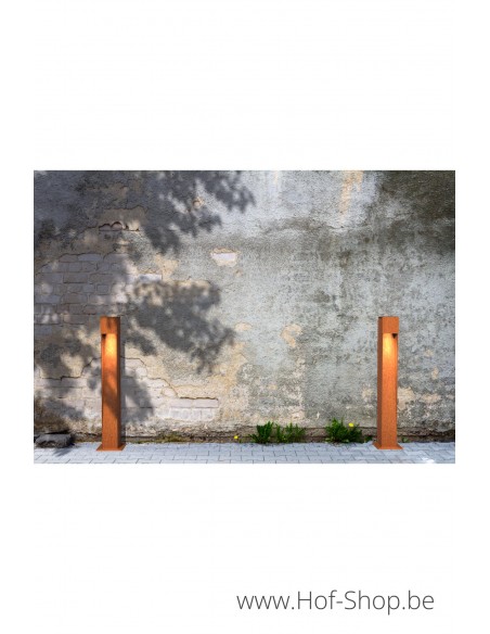 C1S - 800 Éclairage au sol en acier Corten - Éclairage de jardin GARDD