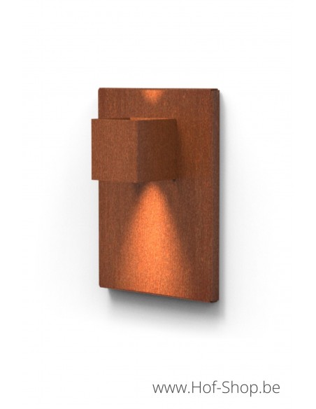 Panneau mural 350 en acier corten - Eclairage de jardin GARDD