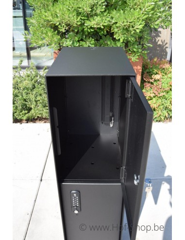 Fenix Front Back Door RAL 9005 - boîte à colis eSafe aluminium