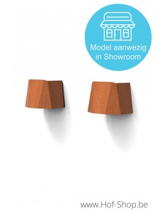 Applique Facet en acier Corten - Éclairage de jardin GARDD