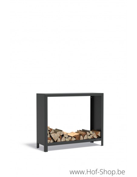 Logg 120 x 40 x 100 cm - Stockage du bois Adezz noir