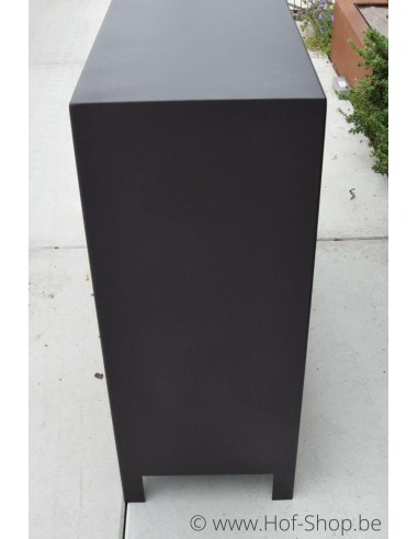 Logg 120 x 40 x 100 cm - Stockage du bois Adezz noir