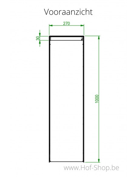 Nexus Medium RAL 9005 - pakketbus aluminium