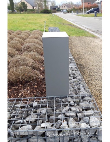 Dropbox Small RAL 7039 - eSafe pakketbus aluminium