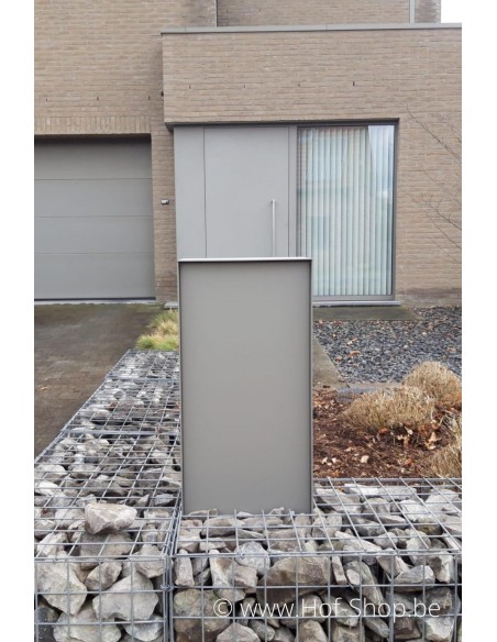Dropbox Small RAL 7039 Back Door - ONZO boîte à colis aluminium