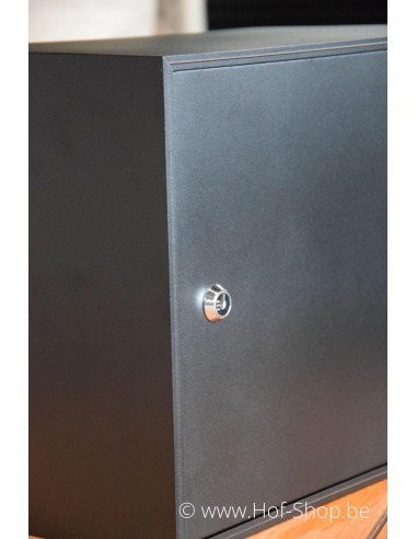 Boxis 547-D opvangbank RAL 9005 - pakketbus aluminium