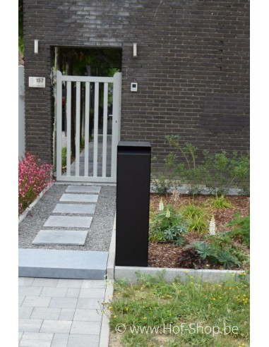 Nexus Medium RAL 9005 - eSafe pakketbus aluminium