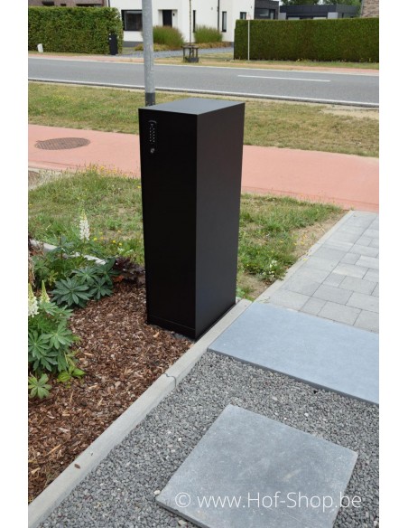 Nexus Medium RAL 9005 - eSafe pakketbus aluminium