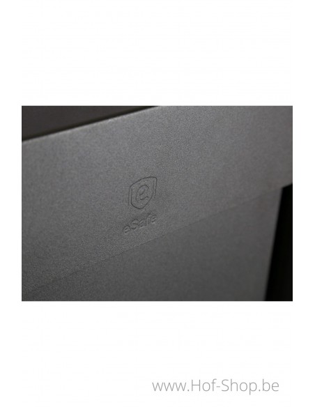 Topak RAL 9005 - boîte à colis eSafe aluminium