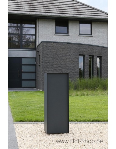 Dropbox Small RAL 7016 Back Door - ONZO pakketbus aluminium