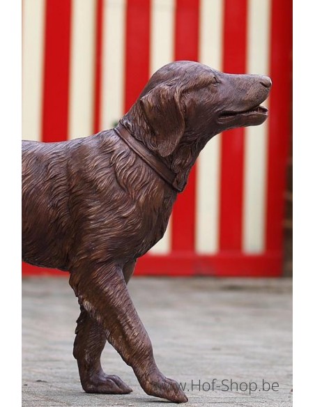 Labrador hond - bronzen beeld (B726)