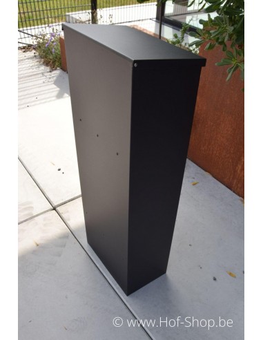 Allux 600 noir Front Door rukolock  - boîte à colis