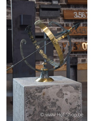 Cadran solaire (grand) - statue en bronze (GA0028BR-V)