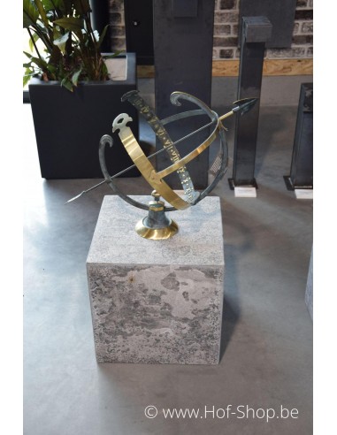 Zonnewijzer (groot) - bronzen beeld (GA0028BR-V)
