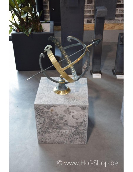 Cadran solaire (grand) - statue en bronze (GA0028BR-V)