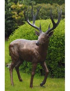 Hert - bronzen beeld (B837)
