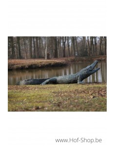 Alligator - bronzen beeld (B844)
