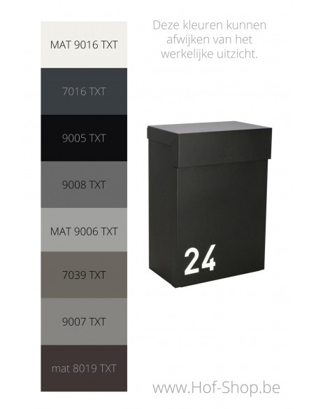Shopperbox PB digitaal slot - pakketbus aluminium