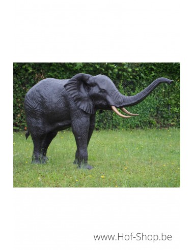 Grote olifant - bronzen beeld (B689)
