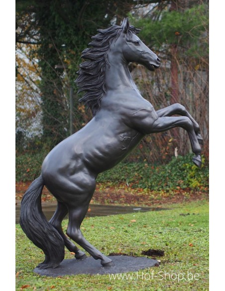 Steigerend paard - bronzen beeld (B910)