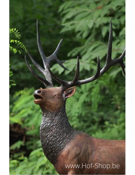 Hert - bronzen beeld (B955)