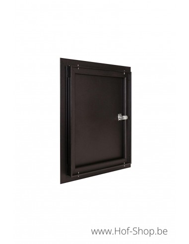 Porte boîte aux lettres 529/3 Noir 35,2 x 44,2 cm - Albo porte boîte aux lettres aluminium