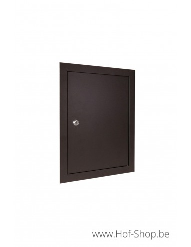 Porte boîte aux lettres 529/3 Noir 35,2 x 44,2 cm - Albo porte boîte aux lettres aluminium