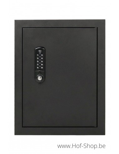 Brievenbusdeur 529/3 zwart 35,2 x 44,2 cm met DCL-slot - Albo brievenbusdeur aluminium